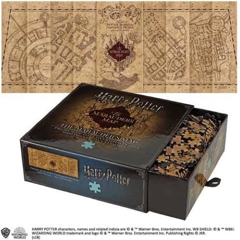 The Noble Collection Puzzle Harry Potter Carte du Maraudeur 1000