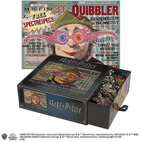 The Noble Collection Puzzle Harry Potter Couverture du Magazine le