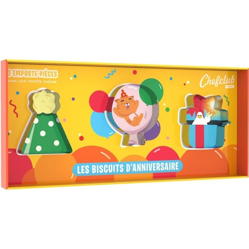 Chefclub Kids Emportepièces les Biscuits d'Anniversaire