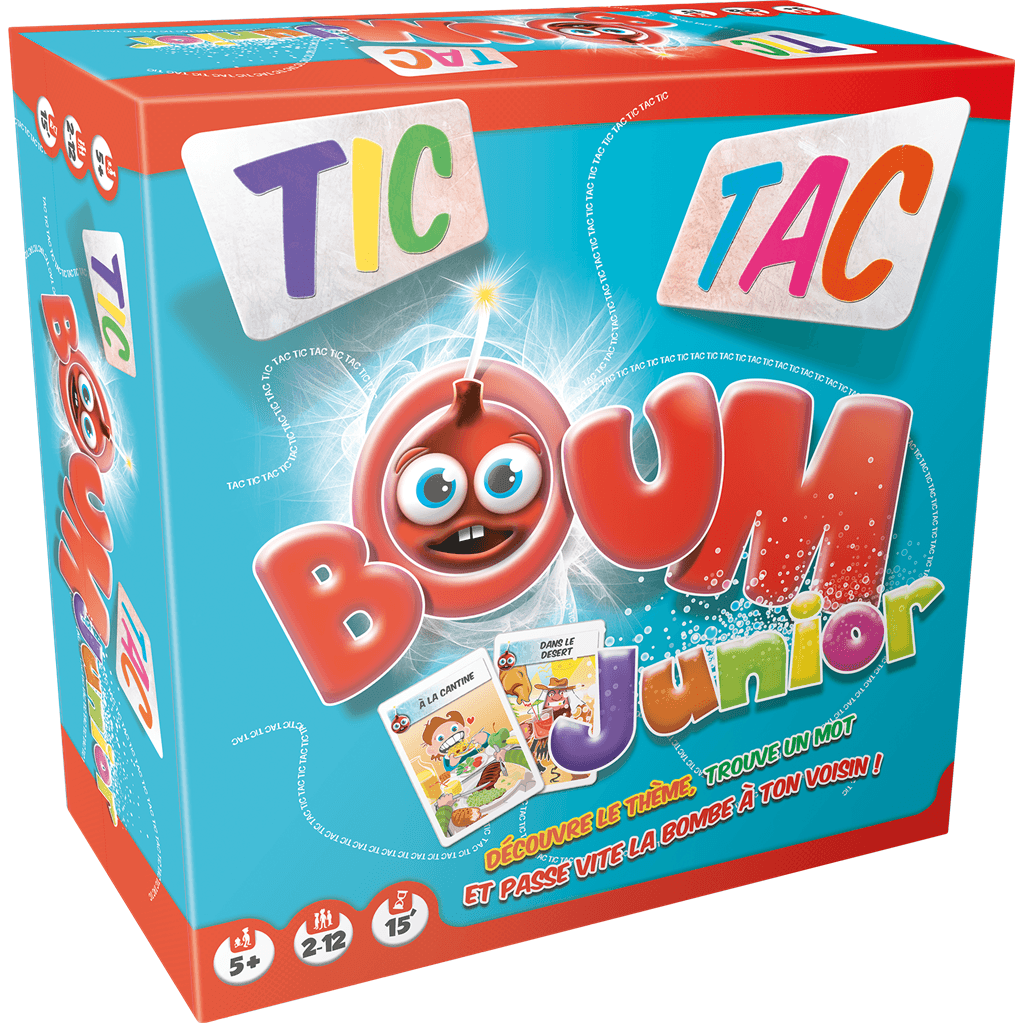 Asmodee Tic Tac Boum Junior jeu d'ambiance