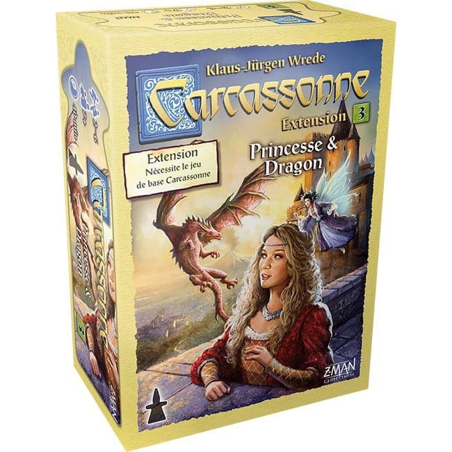 Asmodee Carcassonne Extension n°3 : Princesses et Dragons