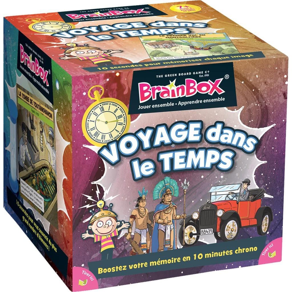 Green Board Games Brain box : voyage dans le temps