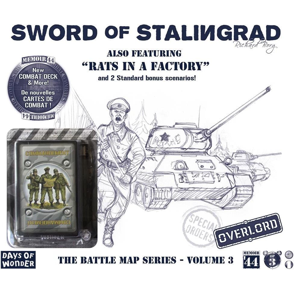Days Of Wonder Extension Battle Maps 3 L'Epée de Stalingrad Memoire 44
