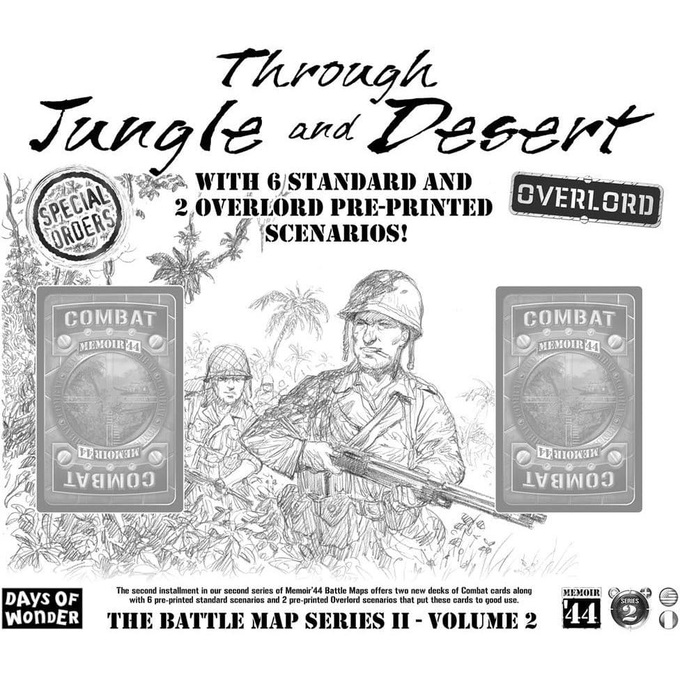 Days Of Wonder Memoire 44 Battle Maps Dans la Jungle et le Désert