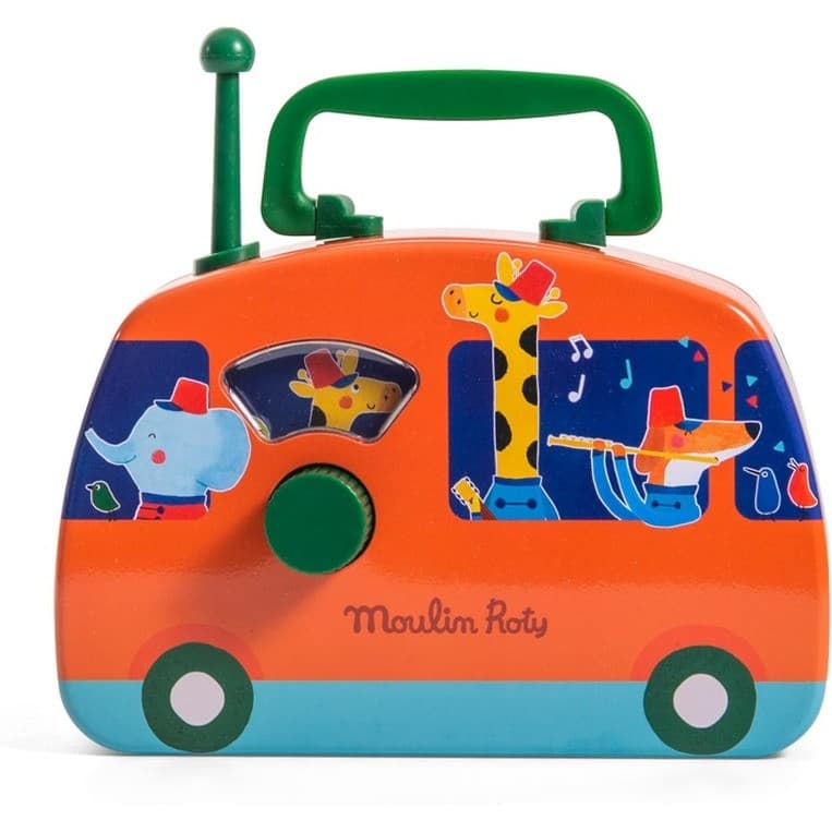 Moulin Roty Bus musical en métal Fanfare