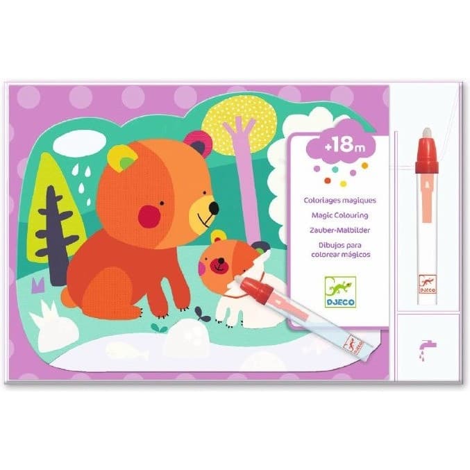 Djeco Coloriage Magique à L'eau Caché dans les bois