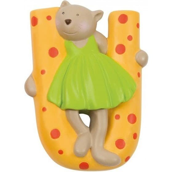 Moulin Roty Lettre résine U La Grande Famille