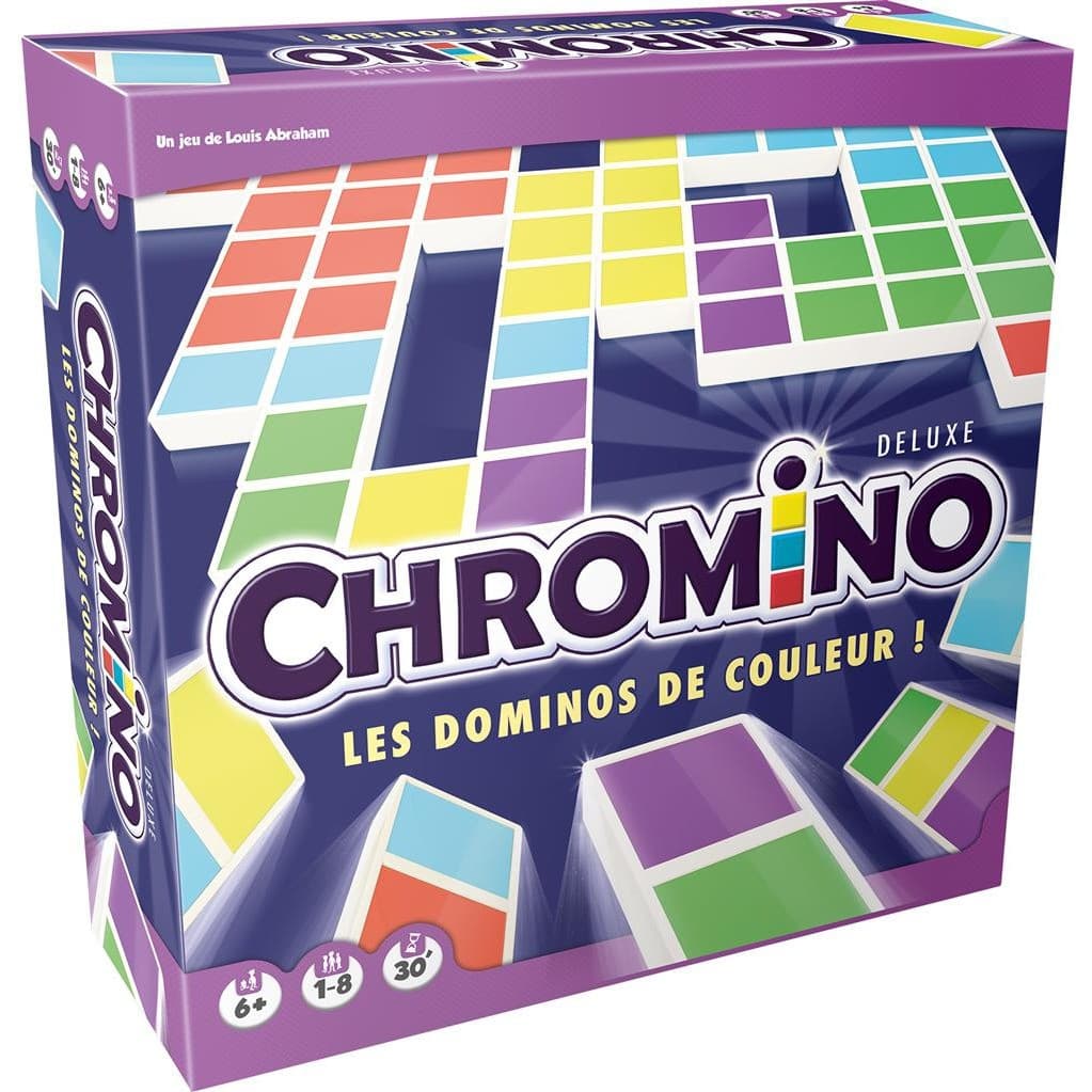 Asmodee Chromino : Deluxe Les dominos en couleur