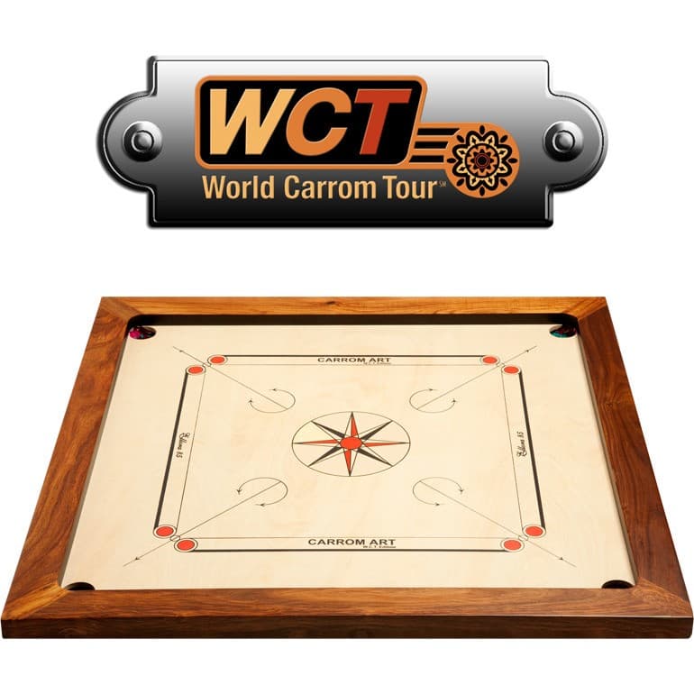 Carrom Art Carrom Wct Ellora 85 cm Acacia