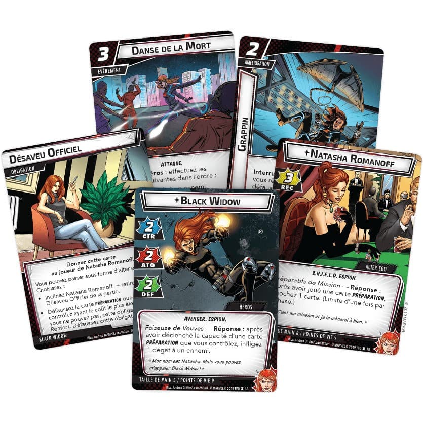 Fantasy Flight Games Marvel Champions : Le Jeu De Cartes Black Widow
