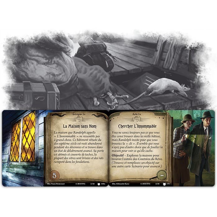 Fantasy Flight Games Horreur à Arkham : Le Jeu de Cartes Mille