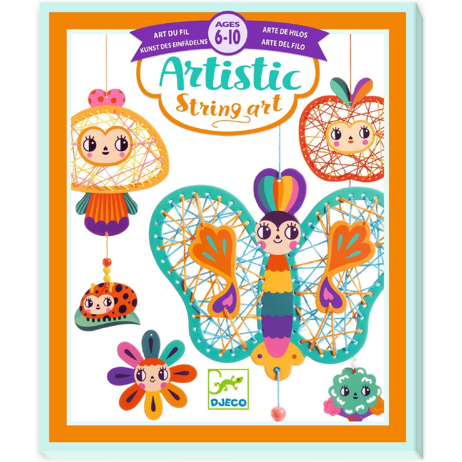 Djeco Art du fil Le jardin Artistic String art