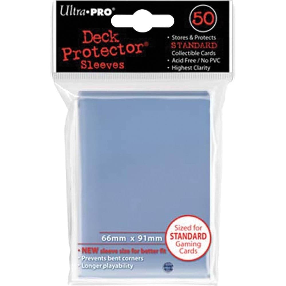 Ultra.pro Sleeves x 50 Standard Transparent 66 x 91 mm