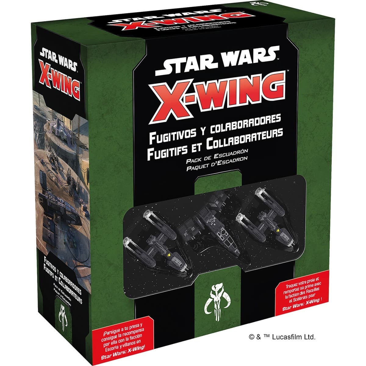 Atomic Mass Games Fugitifs et Collaborateurs Star Wars XWing 2.0