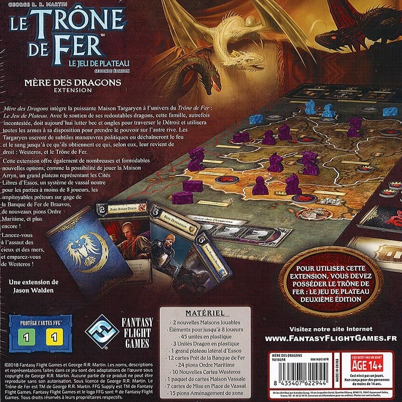 Fantasy Flight Games Le Trône de Fer le jeu de plateau 2nd ed : Mère