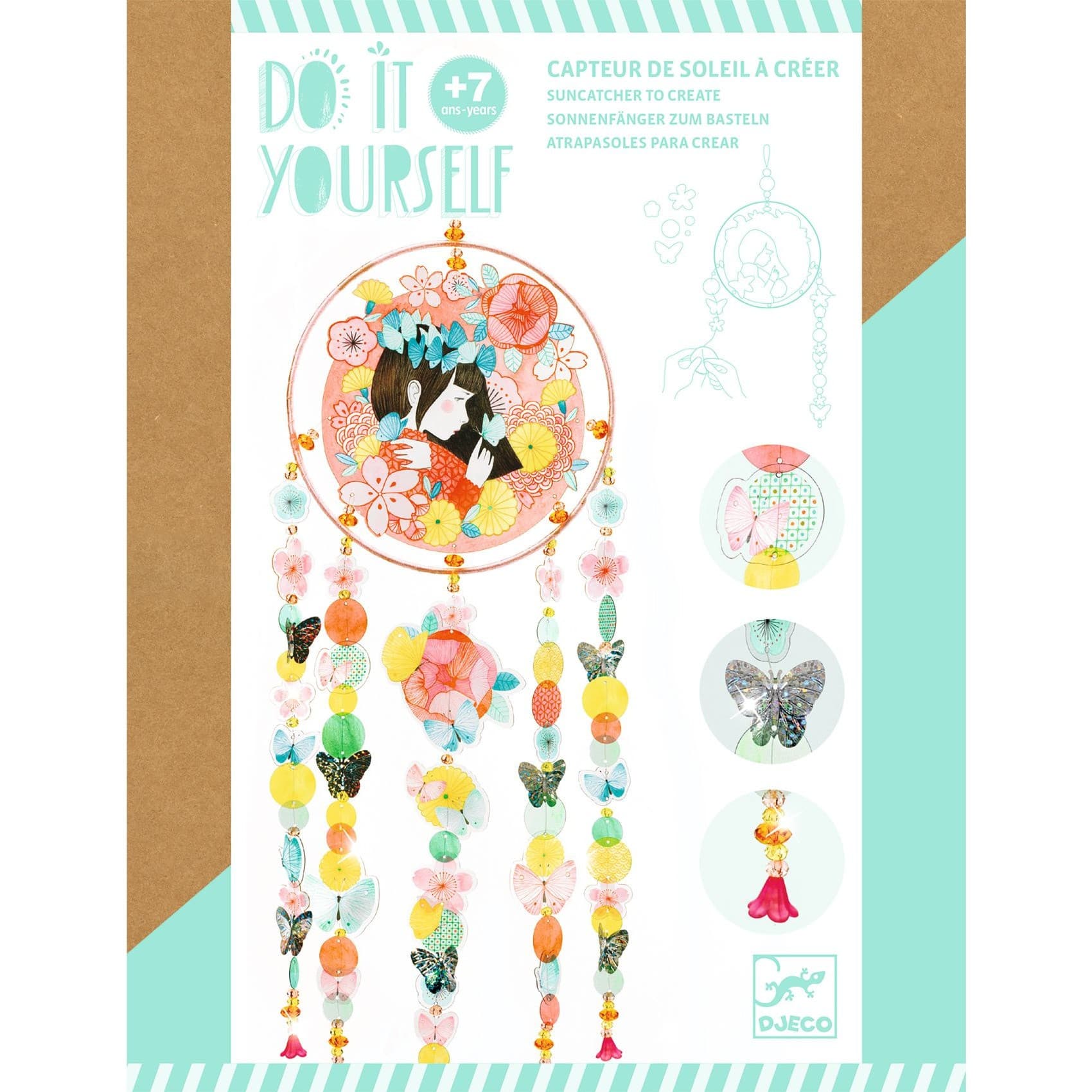 Djeco Capteur de soleil à créer La ronde des papillons Do it Yourself