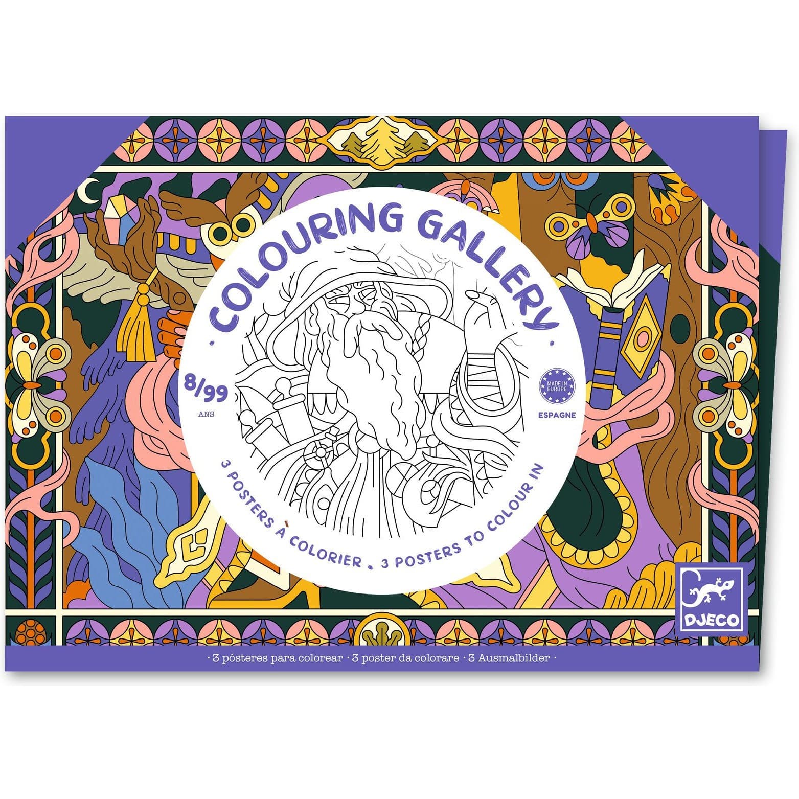 Djeco Colouring Gallery : Héroïques