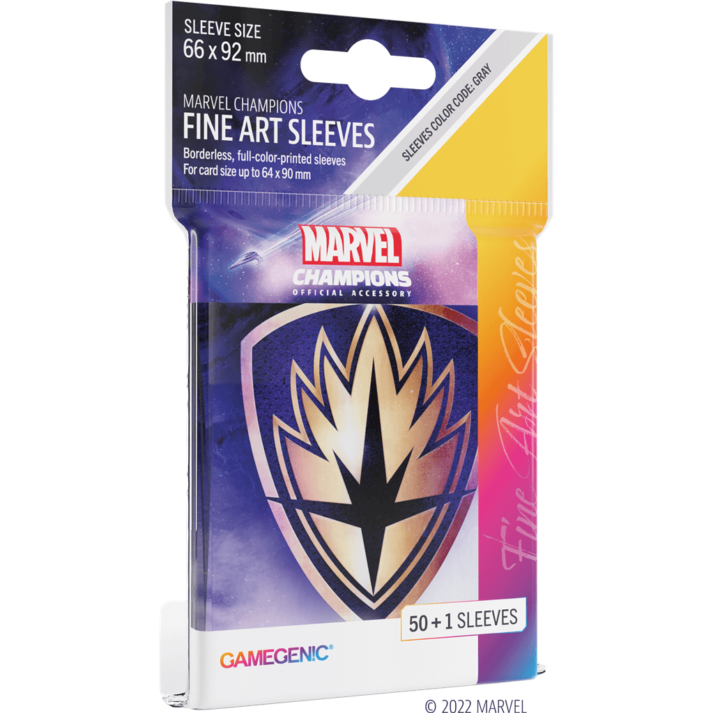 Gamegenic Gg : 50 sleeves Marvel Champions Fine Art Les Gardiens de