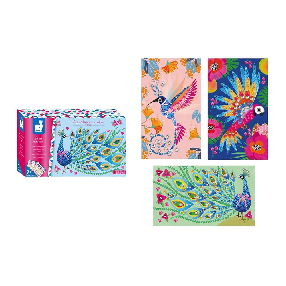 Janod Set créatif strass bel oiseau Les Ateliers du Calme