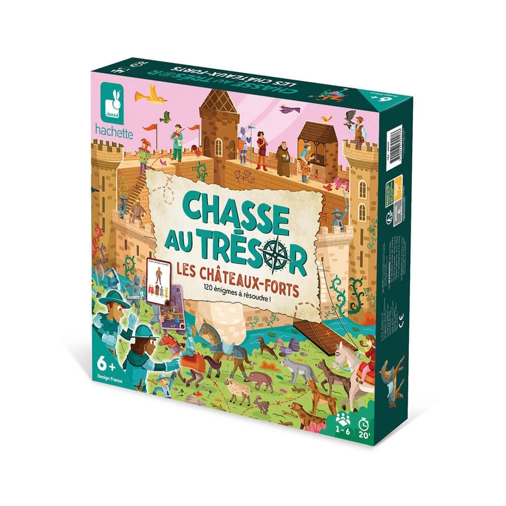 Janod Jeu chasse au trésor Les châteaux forts