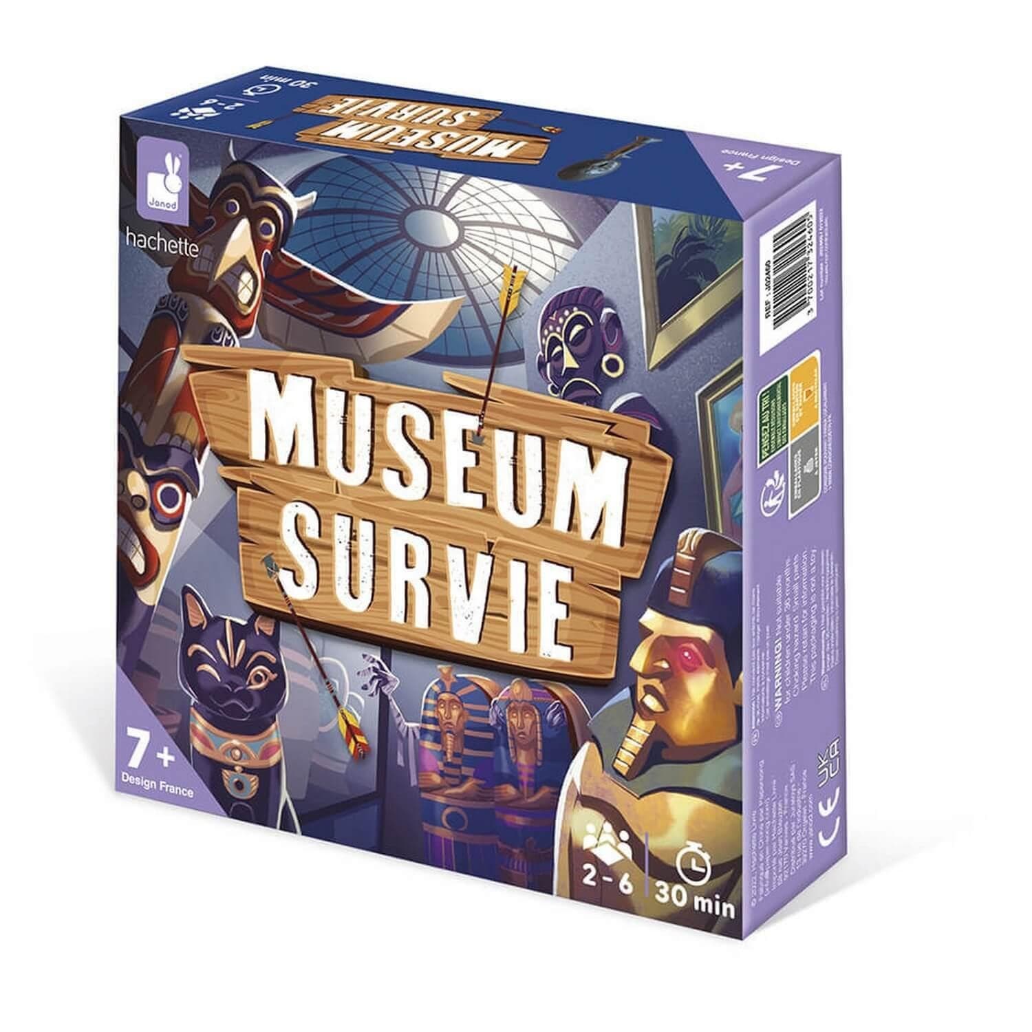 Janod Jeu de cartes Museum Survie