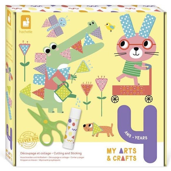 Janod Coffret Créatif Découpage et Collage 4 ans