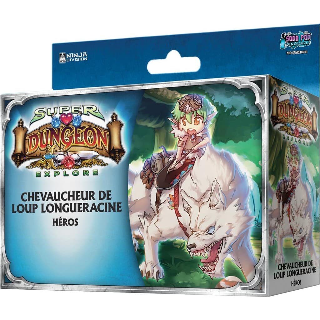 Edge Super Dungeon Explore Chevaucheur de Loup Longueracine