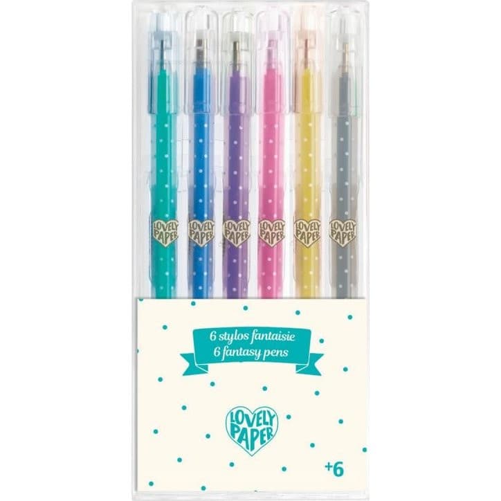 Djeco Stylos gels pailletés