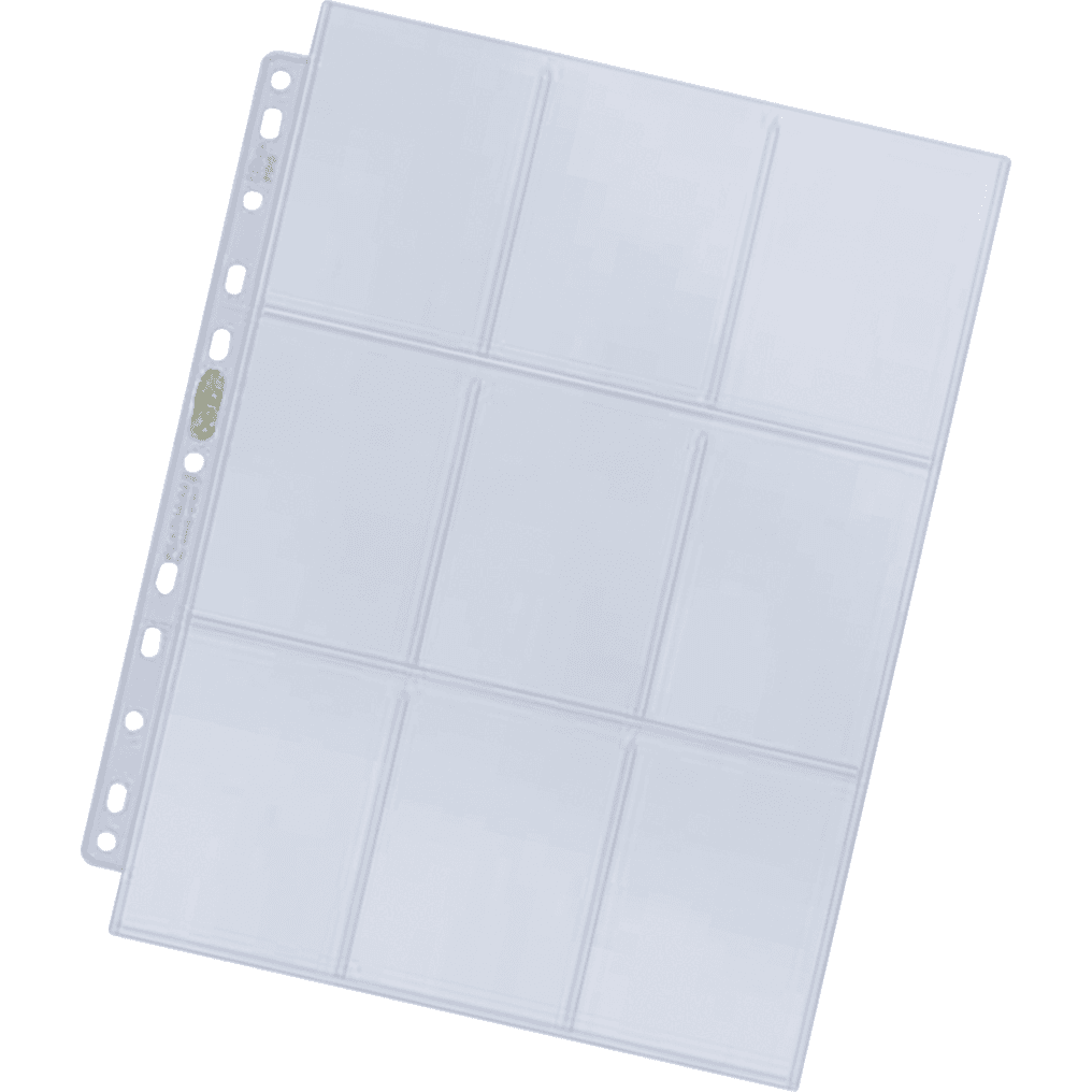 Ultra.pro 100 Feuilles pour Classeur 9 Pocket Hologram Page : Platinum