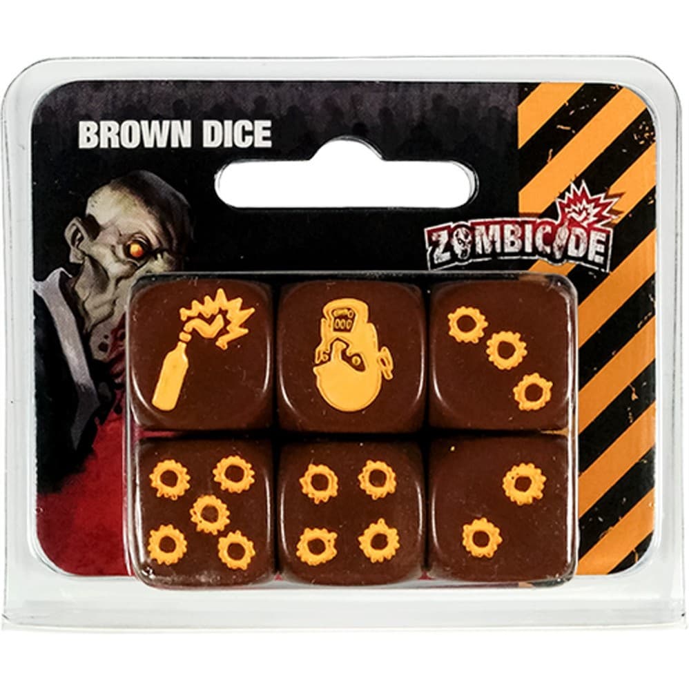 Edge Zombicide : Set de Dés marron