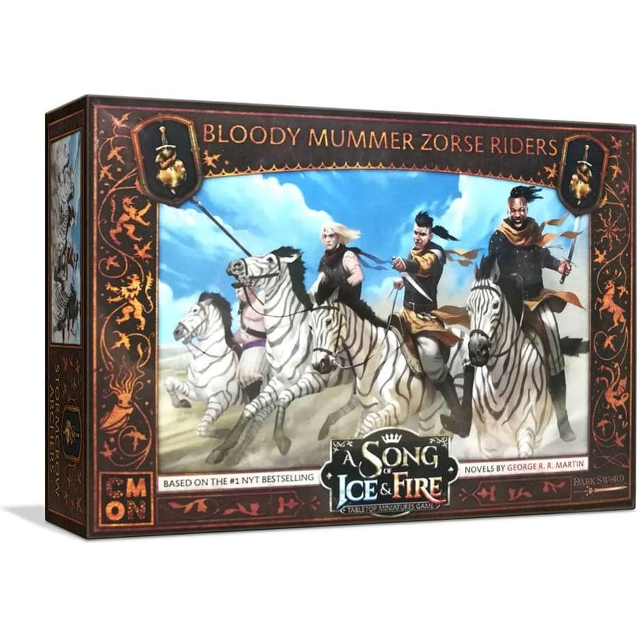 Cmon Le Trône de Fer : le Jeu de Figurines Chevaucheurs de Zébrules