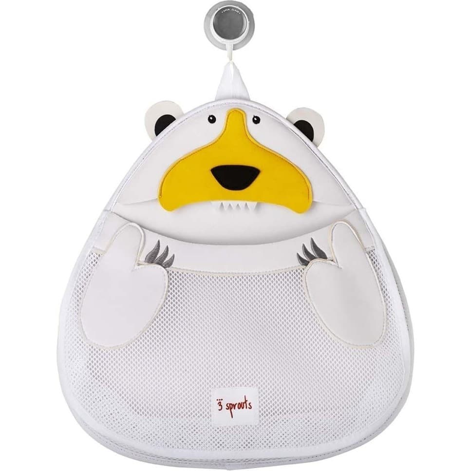 3 Sprouts Rangement pour le bain Ours polaire