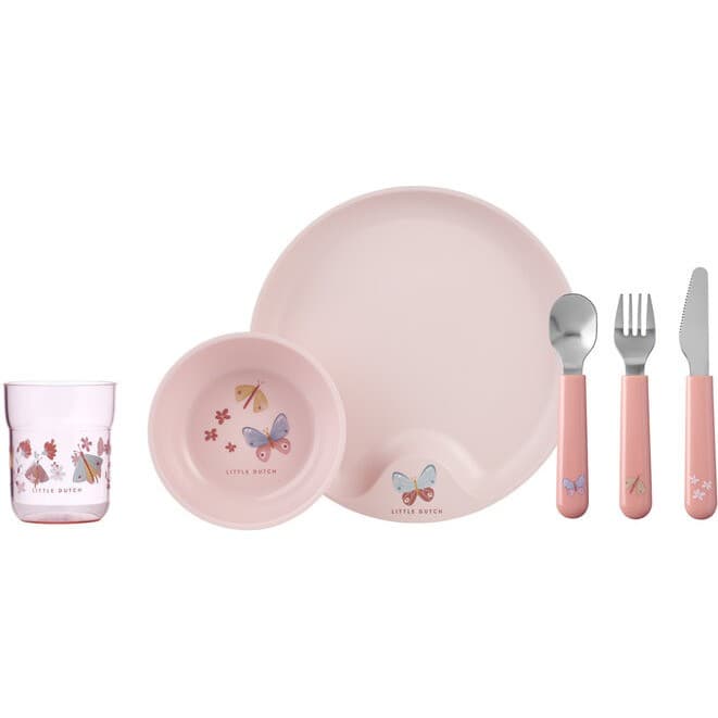Little Dutch Coffret repas enfant mio 6 pcs Flowers & Butterflies