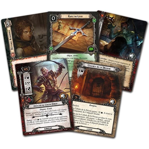 Fantasy Flight Games Le Seigneur des Anneaux Jce : Les Cachots de