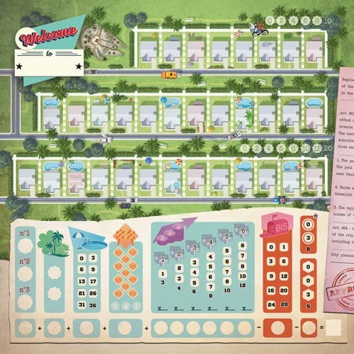 Blue Cocker Welcome : Bloc Feuilles de Marque +Goodies