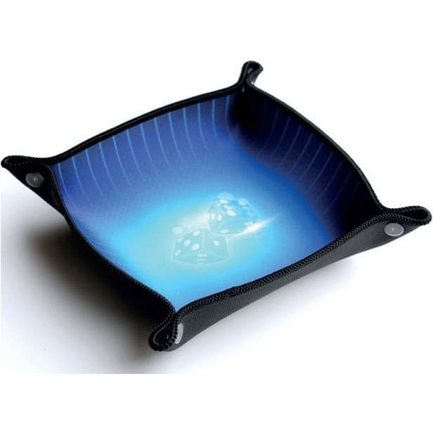 Wogamat Piste de dés néoprène 21x21cm Bleu Saphir