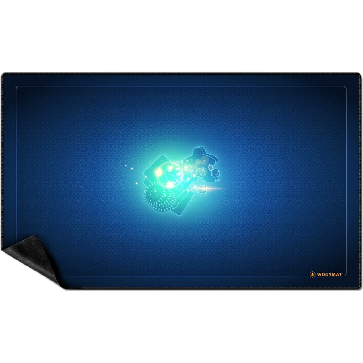 Wogamat Tapis Multijeux Bleu Taille 2 60x100cm Playmat