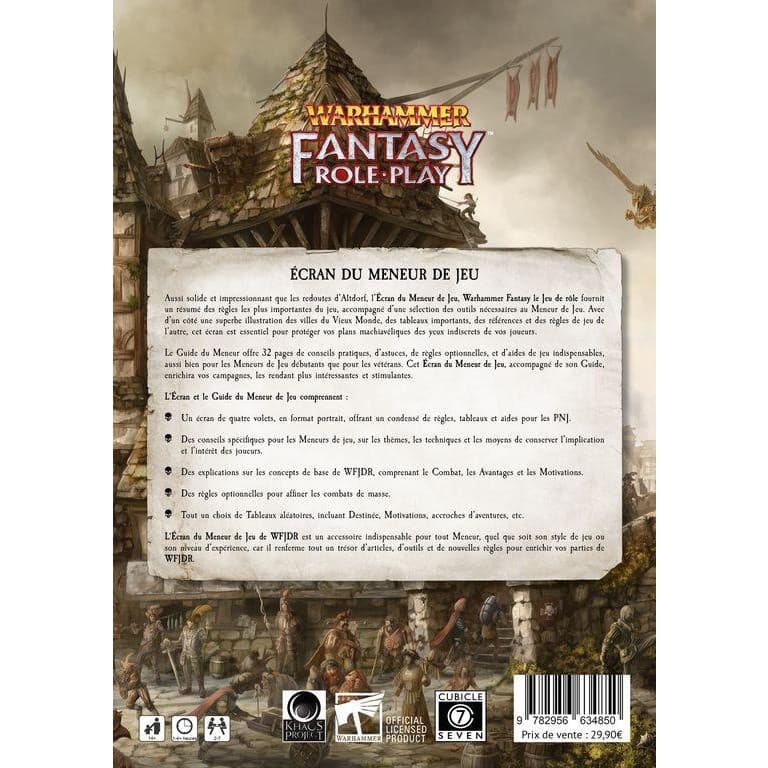 Khaos Project Warhammer Fantasy Ecran et guide du meneur de jeu