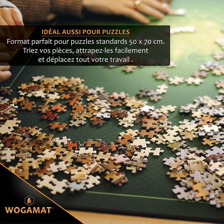 Wogamat Tapis Multijeux Vert Taille 2 60x100cm Playmat