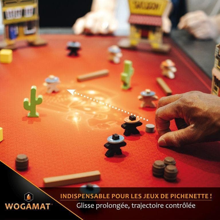 Wogamat Tapis Multijeux Rouge Taille 2 60x100cm Playmat