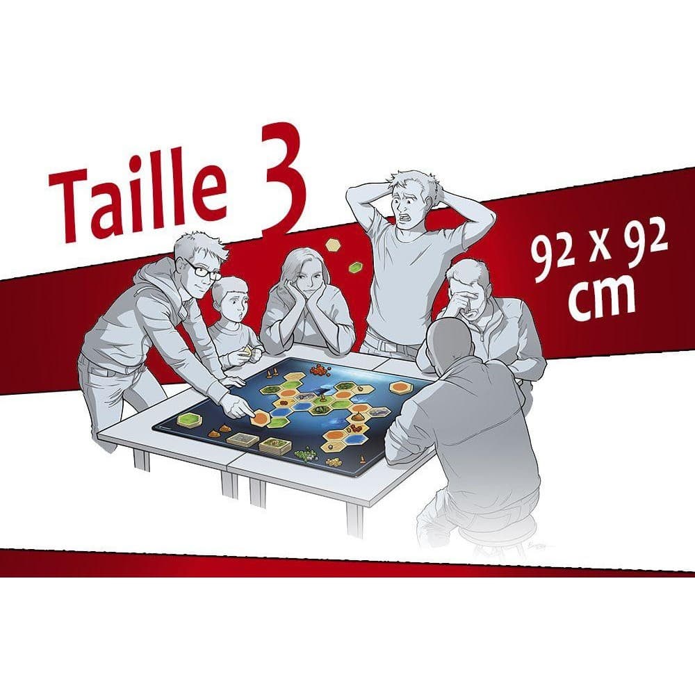 Wogamat Tapis Multijeux Xl Bleu Taille 3 92X92 Cm