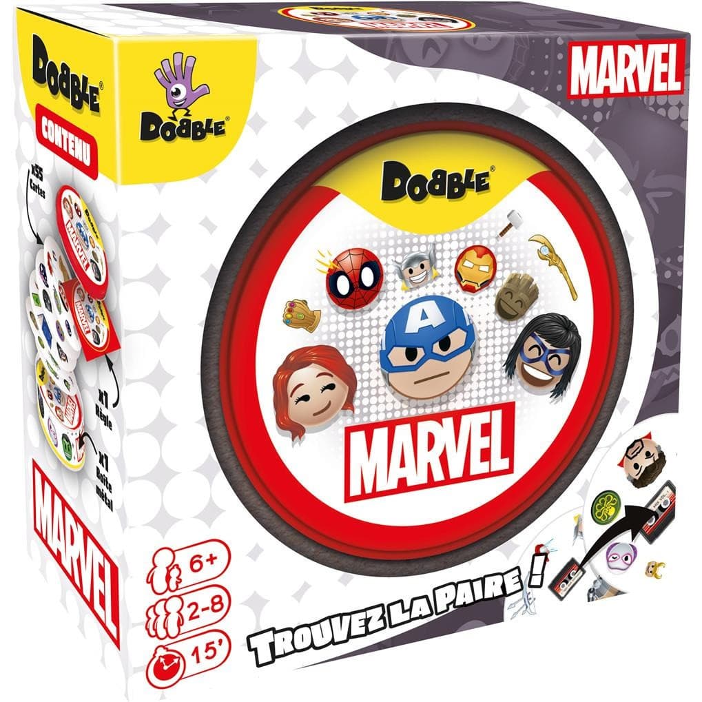 Asmodee Dobble : Marvel Emoji Eco Sleeve