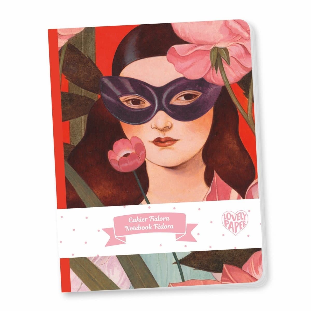 Lovely Paper By Djeco Carnet notebook Fédora by Pierre Mornet