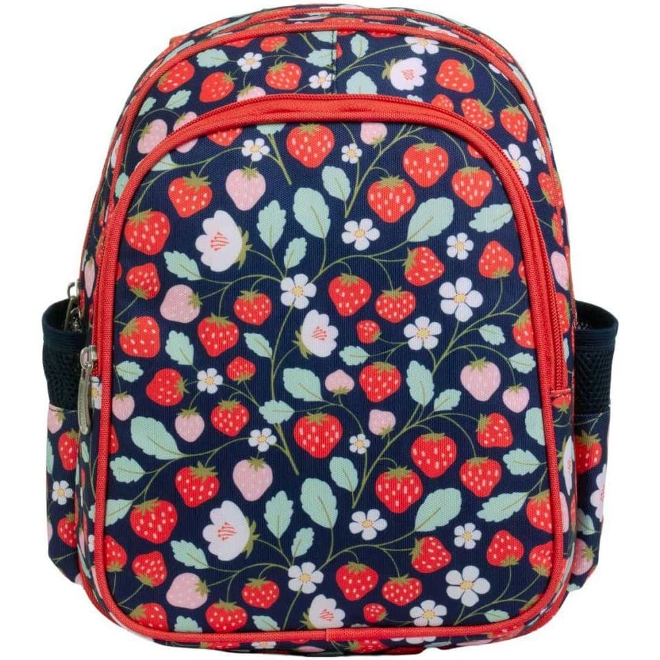 A Little Lovely Company Sac à dos fraises avec compartiment isotherme