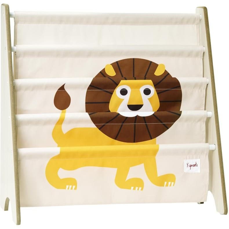 3 Sprouts Rangement livres lion