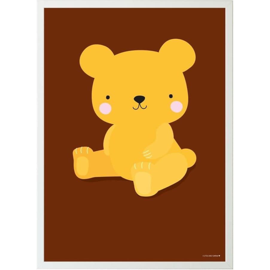 A Little Lovely Company Poster ours caramel