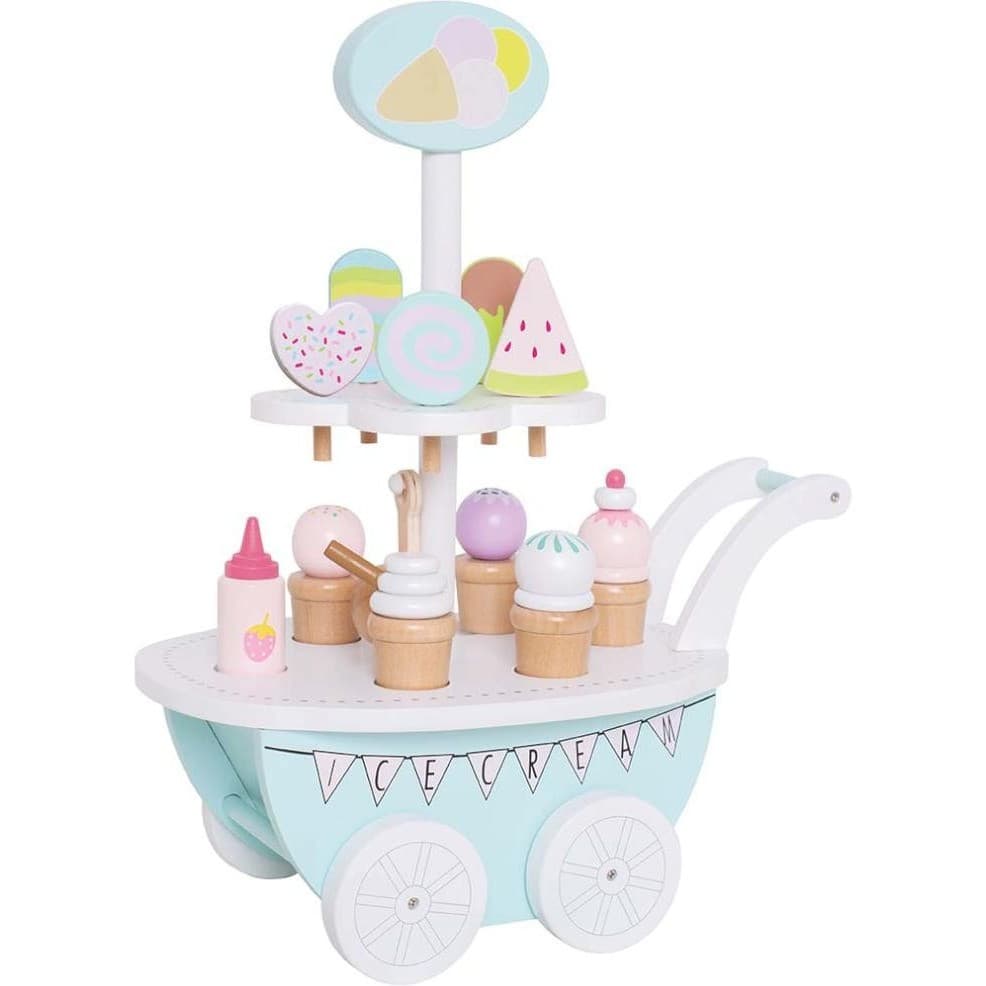 Cuisine Et Dînette Chariot crèmes glacées bois