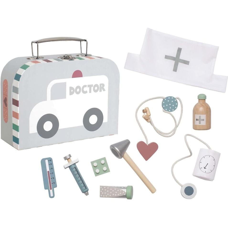 Jeux En Bois Mallette docteur grise