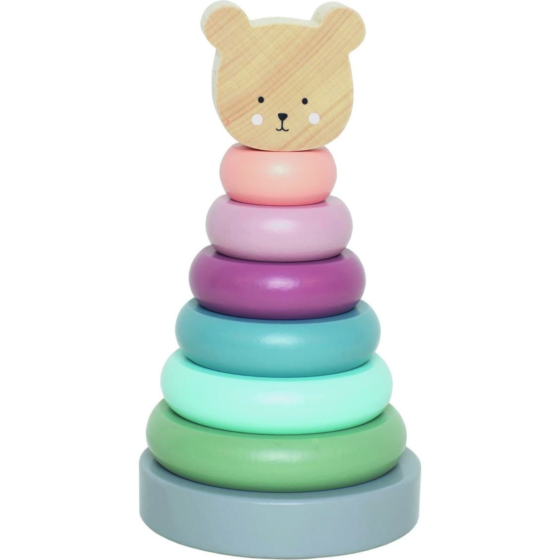 Jeux En Bois Jeu pyramide bois teddy