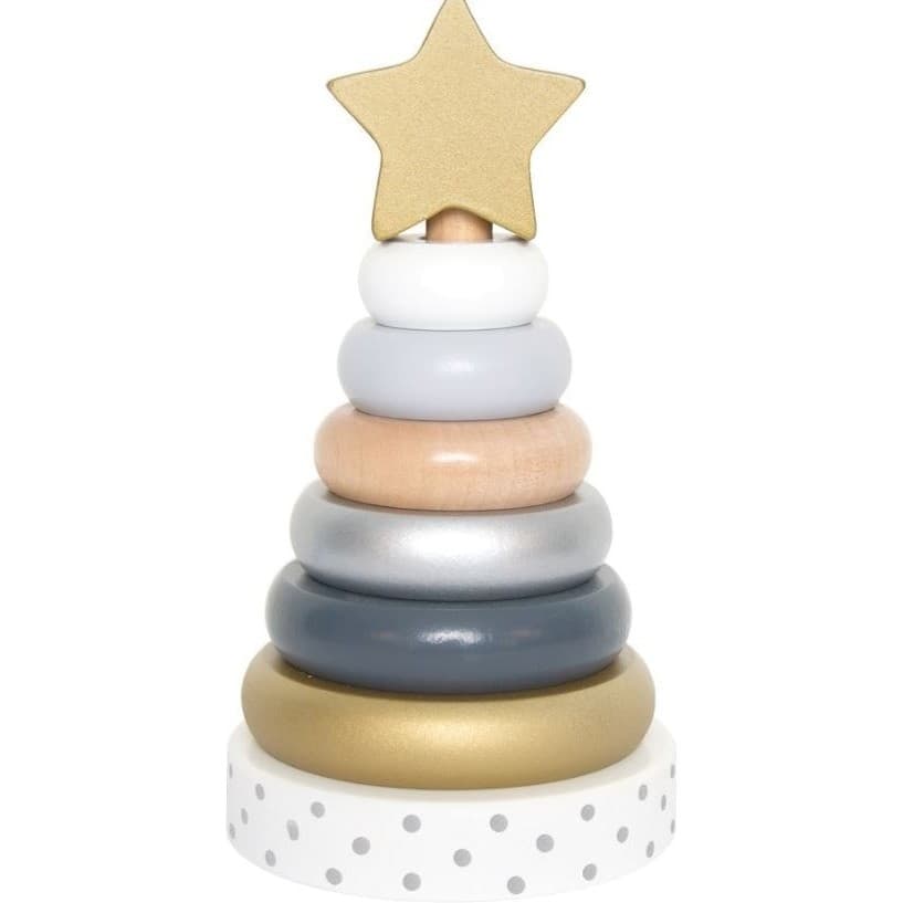 Jeux En Bois Jeu pyramide bois Silver